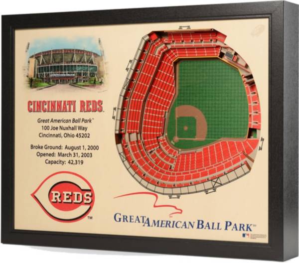You the Fan Cincinnati Reds 25-Layer StadiumViews 3D Wall Art