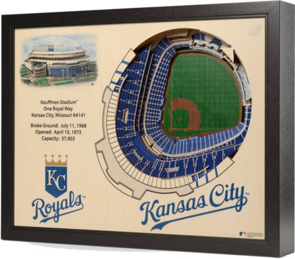 You the Fan Kansas City Royals 25-Layer StadiumViews 3D Wall Art