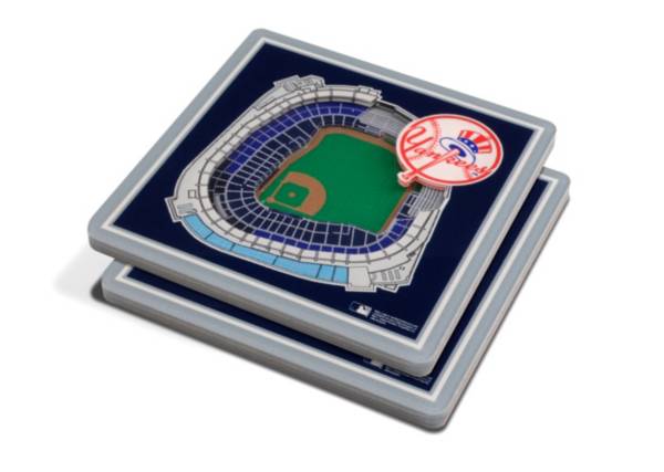 You the Fan New York Yankees 3D Stadium Views Coaster Set