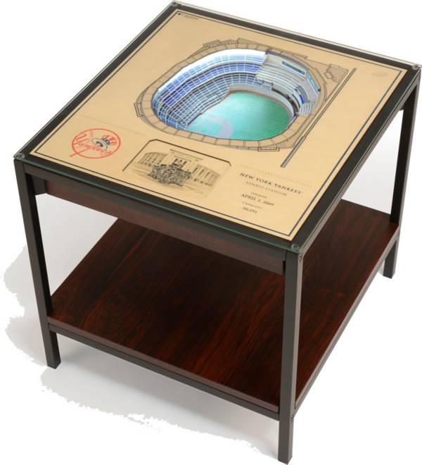 You The Fan New York Yankees 25-Layer StadiumViews Lighted End Table