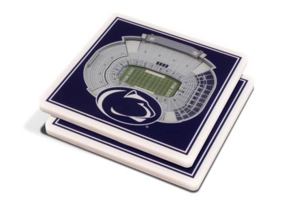 You the Fan Penn State Nittany Lions 3D Stadium Views Coaster Set