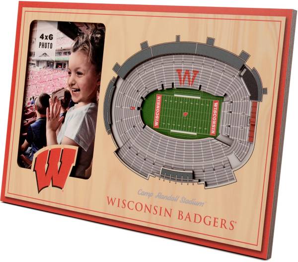 You the Fan Wisconsin Badgers 3D Picture Frame