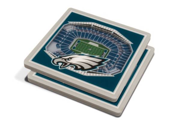 You the Fan Philadelphia Eagles 3D Stadium Views Coaster Set