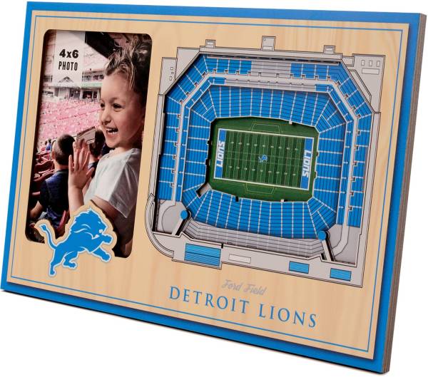 You the Fan Detroit Lions 3D Picture Frame
