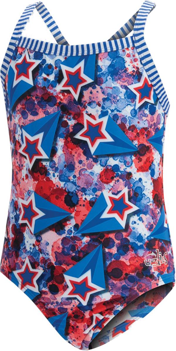 Dolfin Girls' Uglies Liberty One Piece Swimsuit