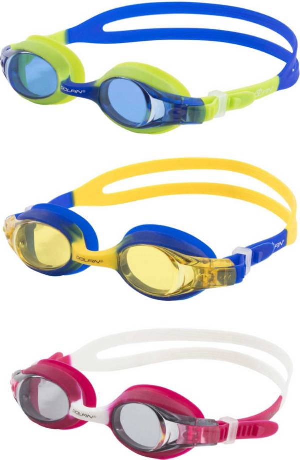 Dolfin Flipper Swim Goggles – 3 Pack