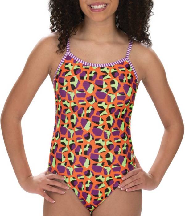 Dolfin Women's Uglies Print String Back One Piece Swimsuit