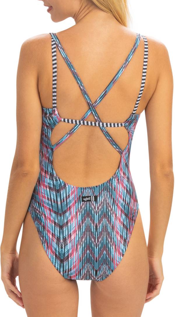 Dolfin Women's Uglies Revibe Print Star Back One Piece Swimsuit