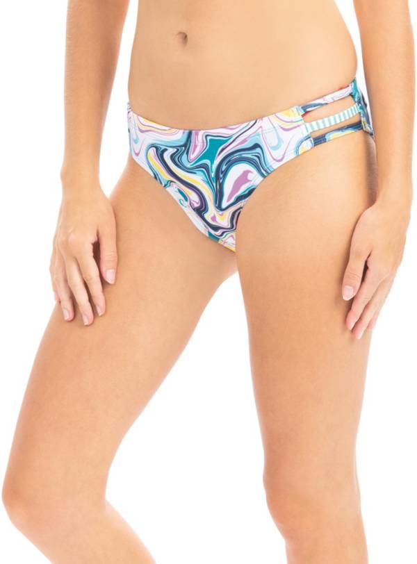 Dolfin Women's Uglies Revibe Print Strappy 2-Piece Swim Bottoms