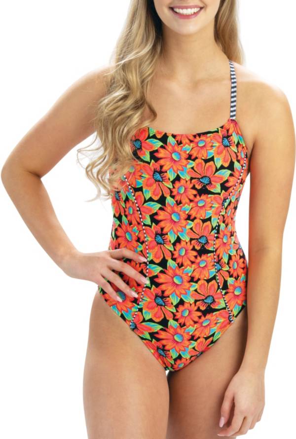 Dolfin Women's Revibe Print Diamondback One Piece Swimsuit