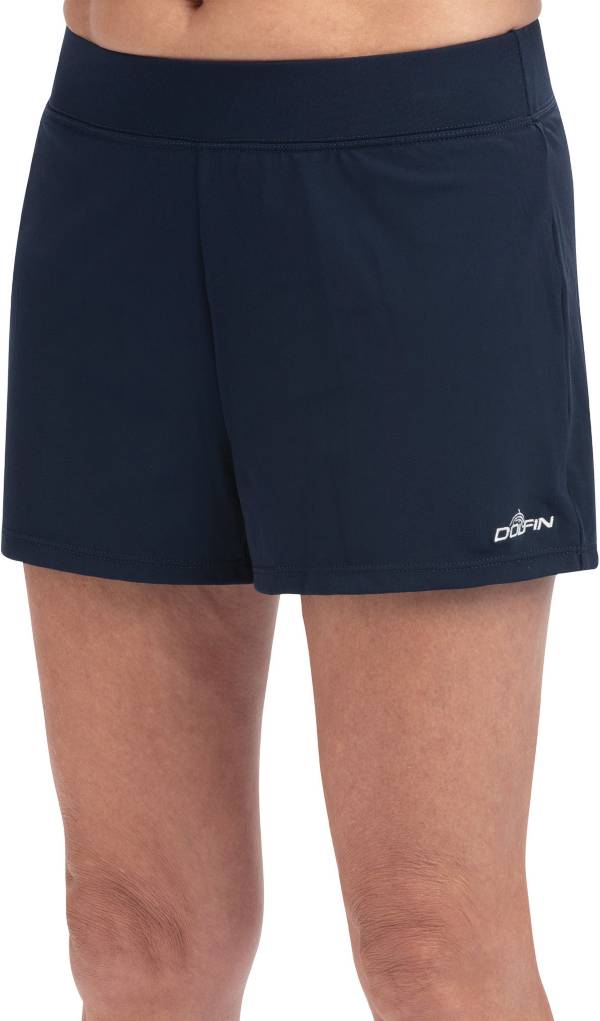 Dolfin Women's Aquashape Solid Loose Fit Swim Shorts