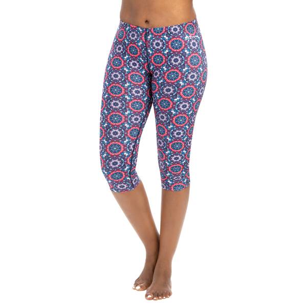 Dolfin Women's Aquashape Print Aqua Swim Capris