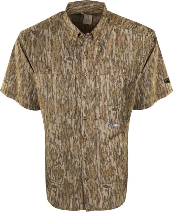 Drake Waterfowl Men's Camo Flyweight Wingshooter's Short Sleeve Hunting Shirt product image
