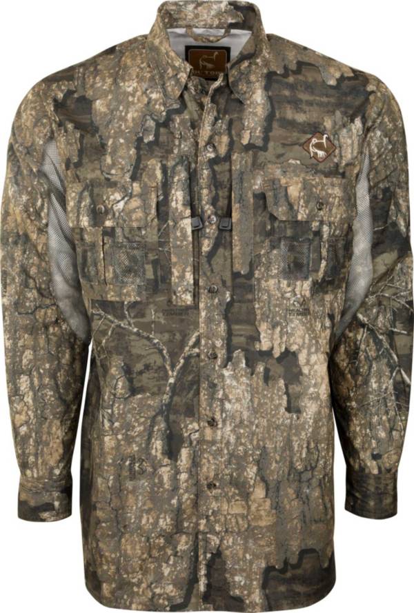 Drake Waterfowl Vestless Mesh Back Shirt with Spine Pad