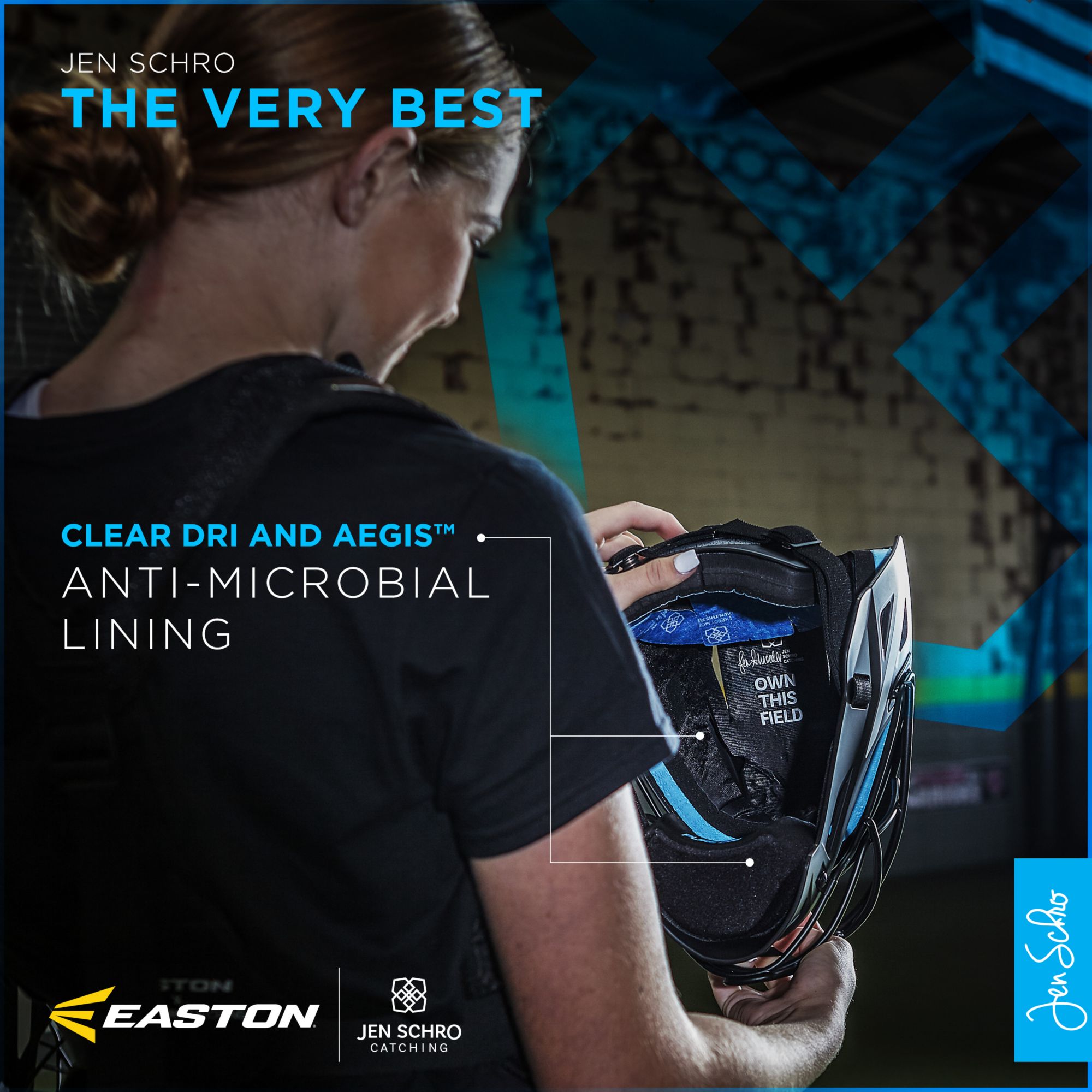 Easton Jen Schro The Very Best Catchers Fastpitch Softball Helmet (Roy –  Guardian Baseball