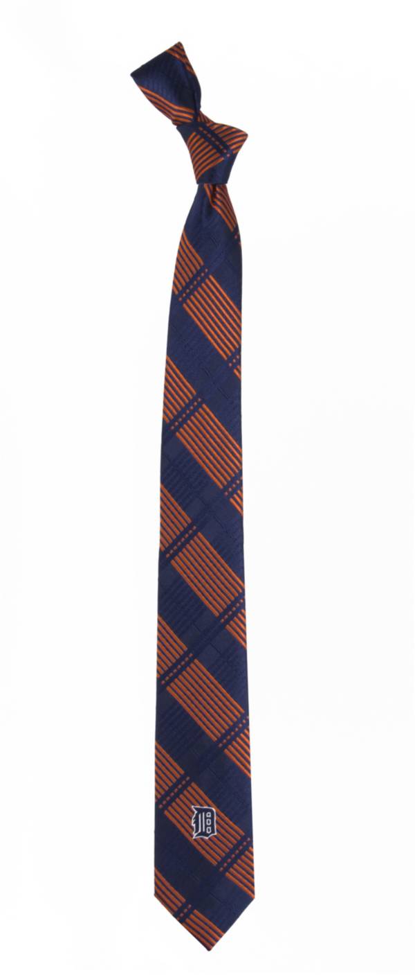 Eagles Wings Detroit Tigers Skinny Plaid Necktie