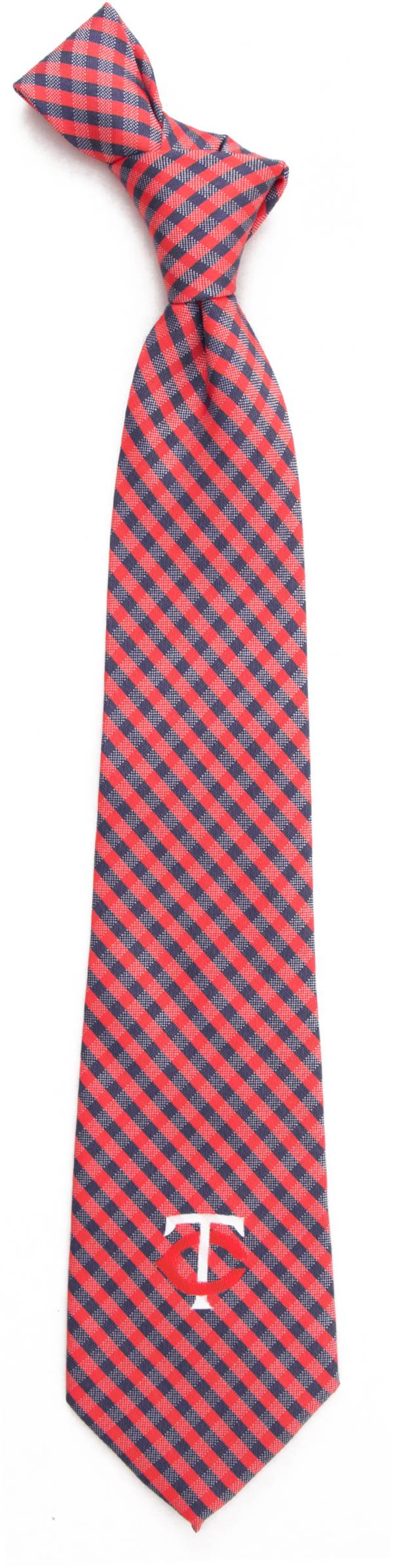 Eagles Wings Minnesota Twins Gingham Necktie