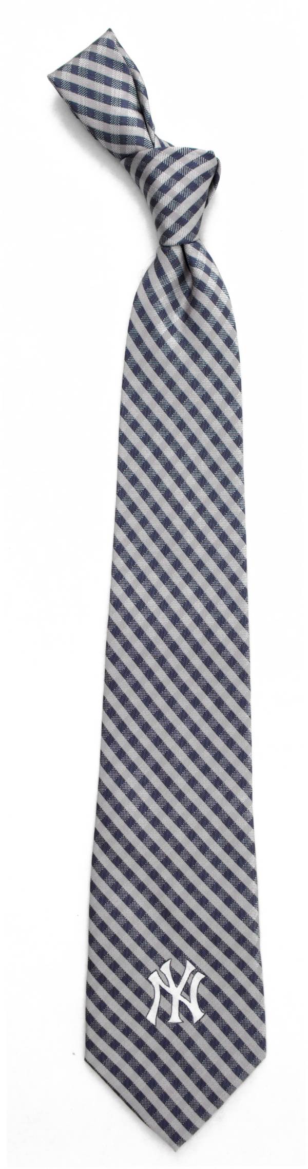 Eagles Wings New York Yankees Gingham Necktie