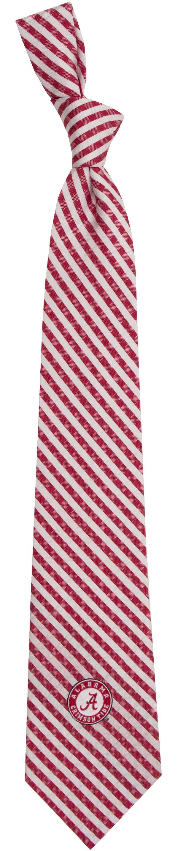 Eagles Wings Alabama Crimson Tide Gingham Necktie