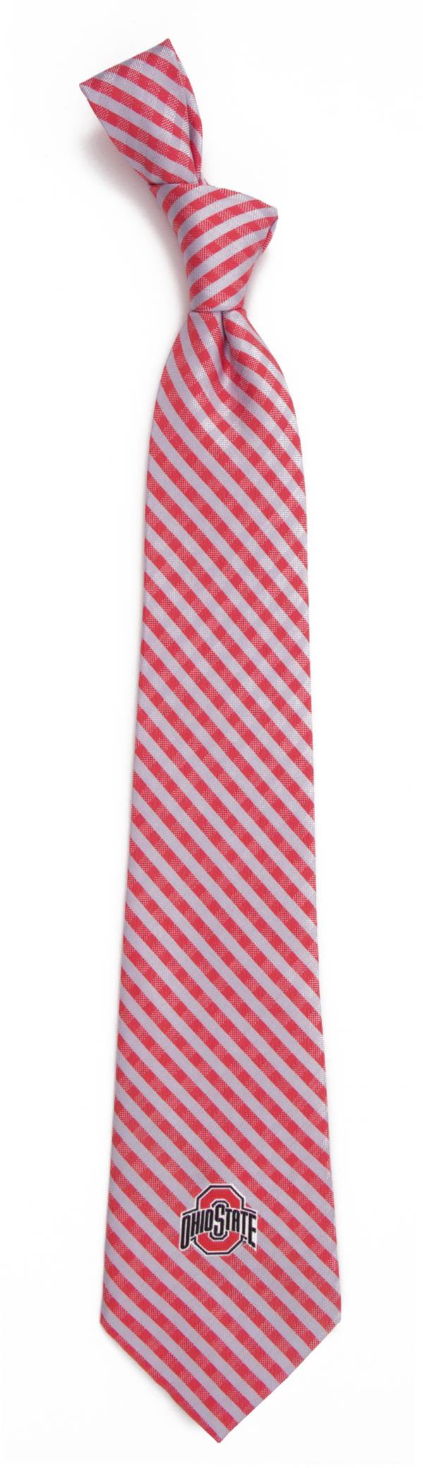 Eagles Wings Ohio State Buckeyes Gingham Necktie