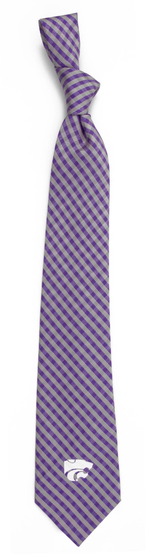 Eagles Wings Kansas State Wildcats Gingham Necktie