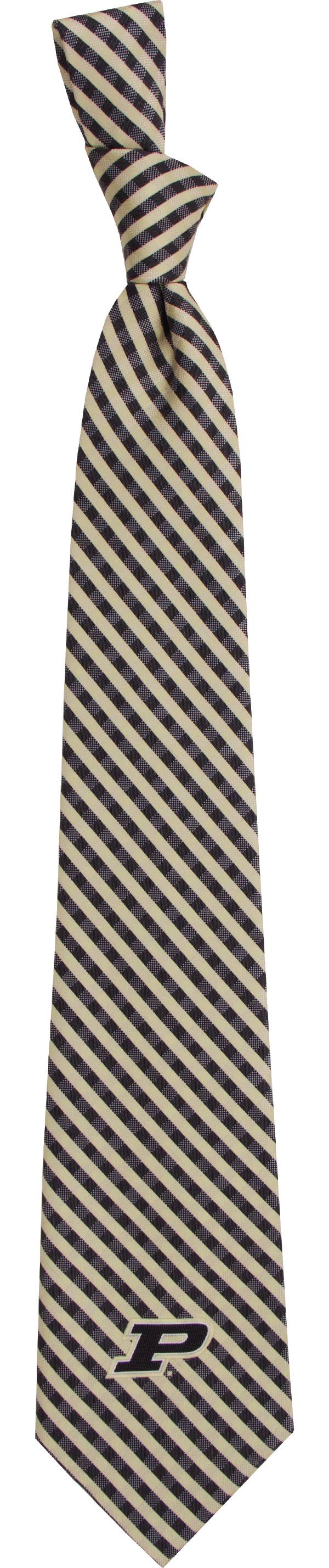 Eagles Wings Purdue Boilermakers Gingham Necktie