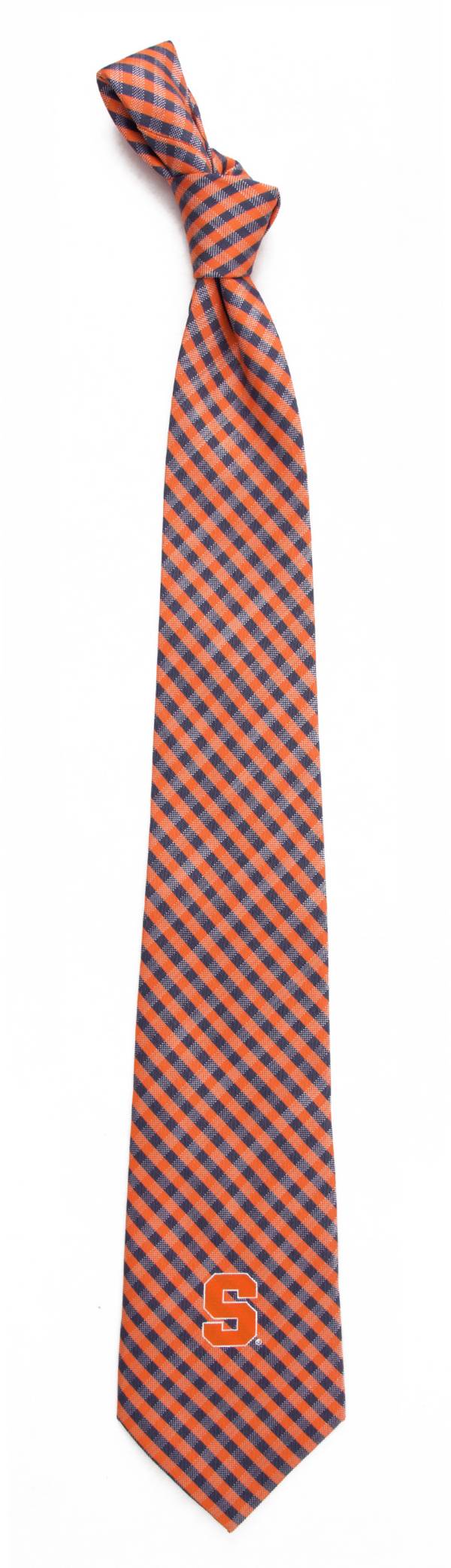 Eagles Wings Syracuse Orange Gingham Necktie