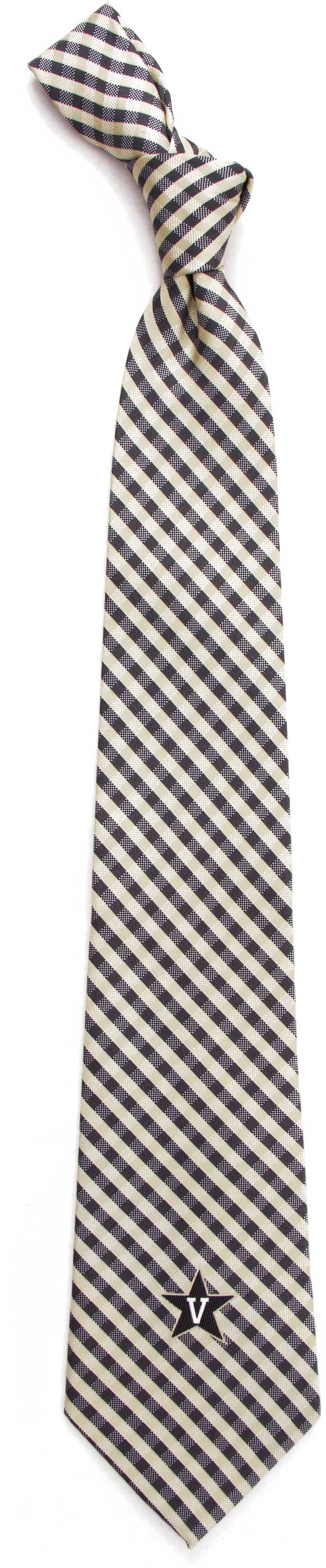 Eagles Wings Vanderbilt Commodores Gingham Necktie