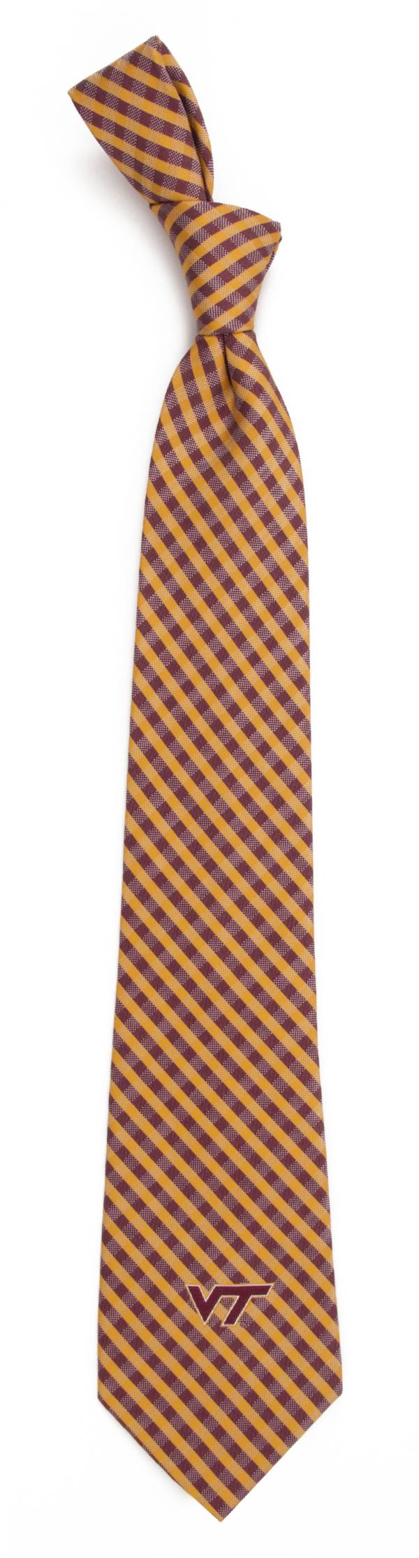 Eagles Wings Virginia Tech Hokies Gingham Necktie