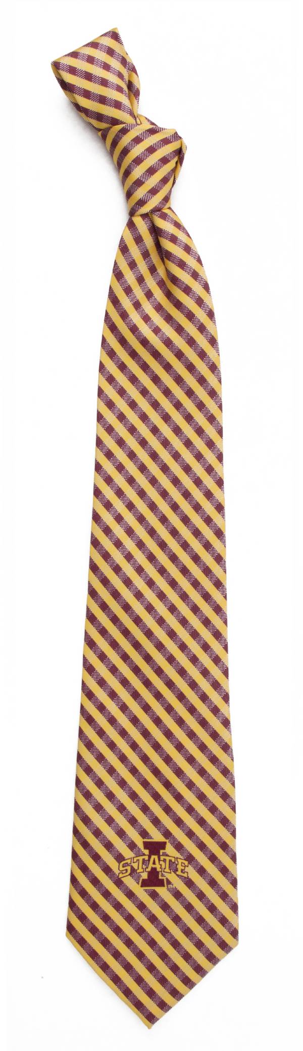 Eagles Wings Iowa State Cyclones Gingham Necktie