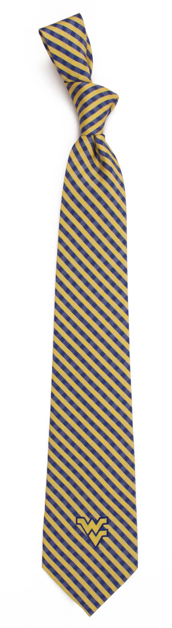 Eagles Wings West Virginia Mountaineers Gingham Necktie