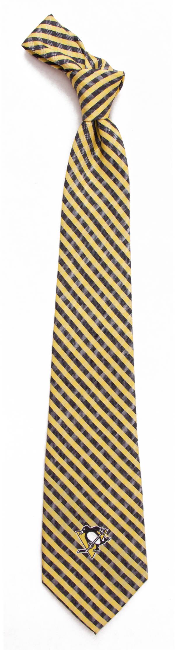 Eagles Wings Pittsburgh Penguins Gingham Necktie