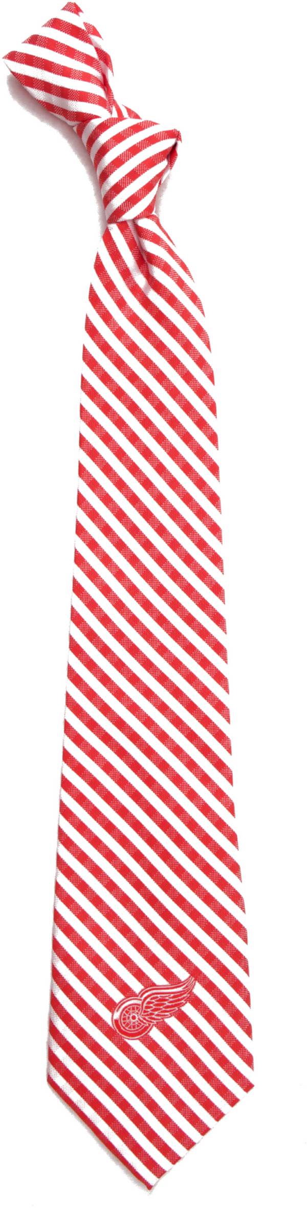 Eagles Wings Detroit Redwings Gingham Necktie