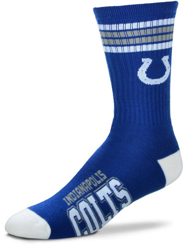 For Bare Feet Indianapolis Colts Four Stripe Deuce Socks product image