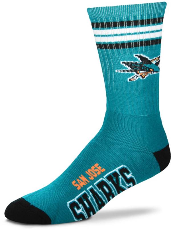 For Bare Feet San Jose Sharks Four Stripe Deuce Socks product image
