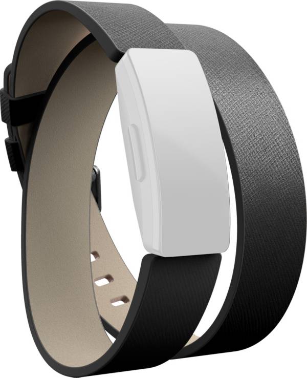 Fitbit Inspire Premium Horween Leather Double Wrap Accessory Band