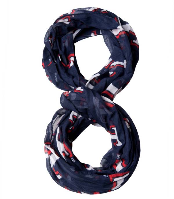 FOCO Texas Rangers Logo Infinity Scarf