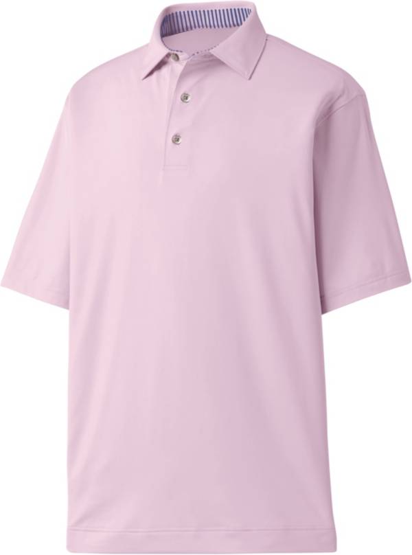 FootJoy Men's Solid Lisle Golf Polo