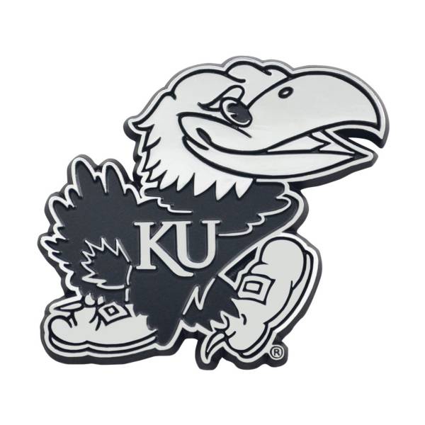 FANMATS Kansas Jayhawks Chrome Emblem