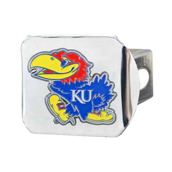 FANMATS Kansas Jayhawks Chrome Hitch Cover