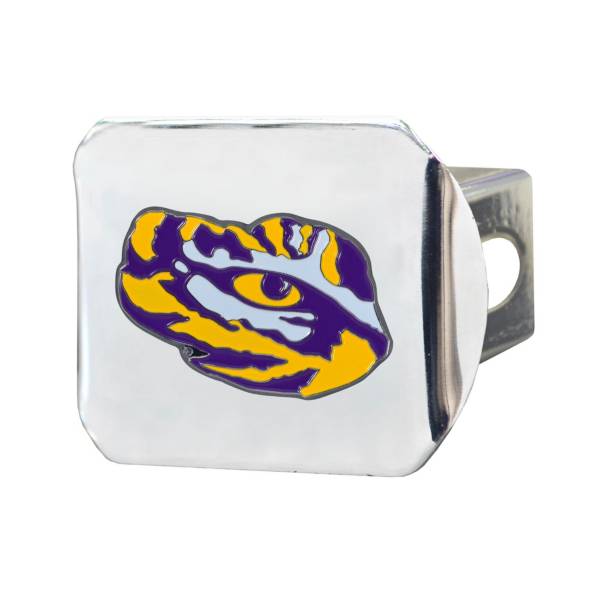 FANMATS LSU Tigers Chrome Hitch Cover