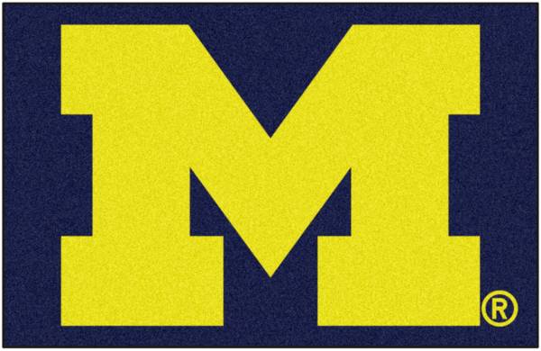 FANMATS Michigan Wolverines Blue Starter Mat