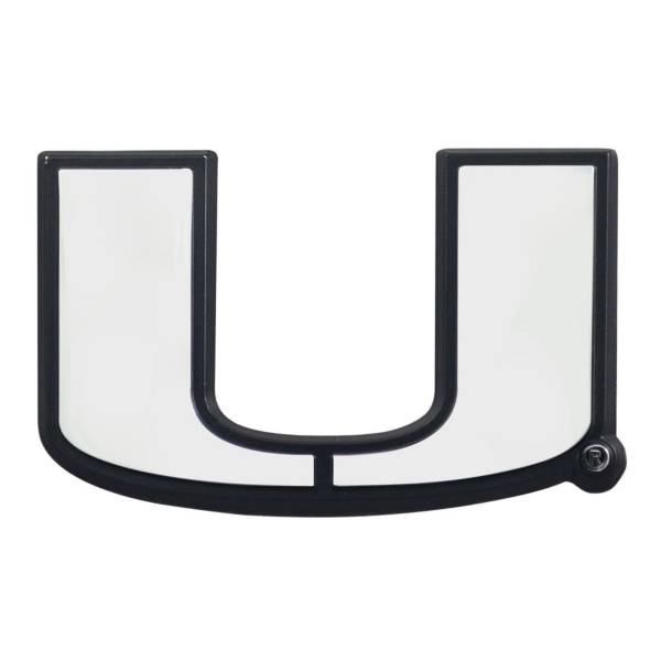 FANMATS Miami Hurricanes Chrome Emblem