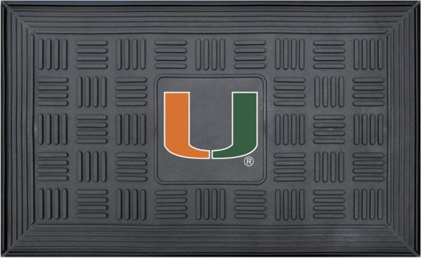 FANMATS Miami Hurricanes Door Mat