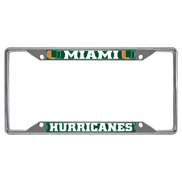 FANMATS Miami Hurricanes License Plate Frame