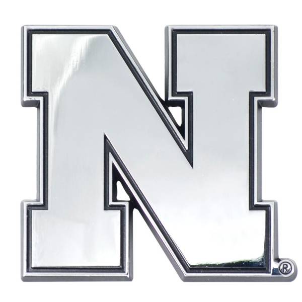 FANMATS Nebraska Cornhuskers Chrome Emblem