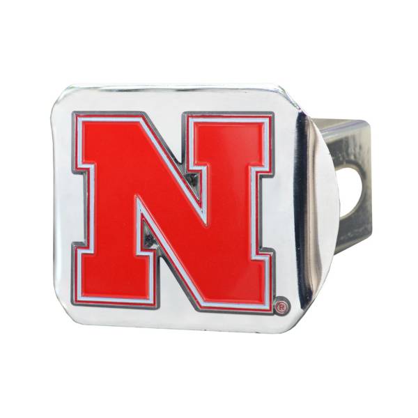 FANMATS Nebraska Cornhuskers Chrome Hitch Cover