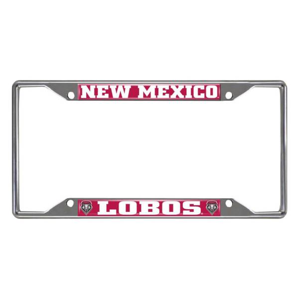 FANMATS New Mexico Lobos License Plate Frame