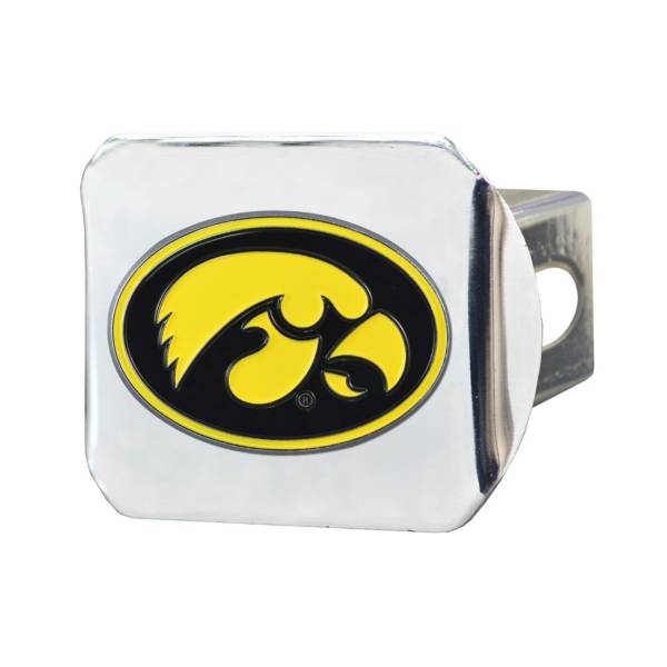 FANMATS Iowa Hawkeyes Chrome Hitch Cover