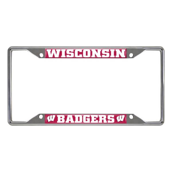 FANMATS Wisconsin Badgers License Plate Frame